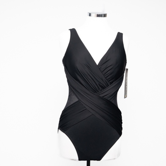 MiracleSuit. Illusionists Crossover One Piece Swimsuit - Picture 4 of 12